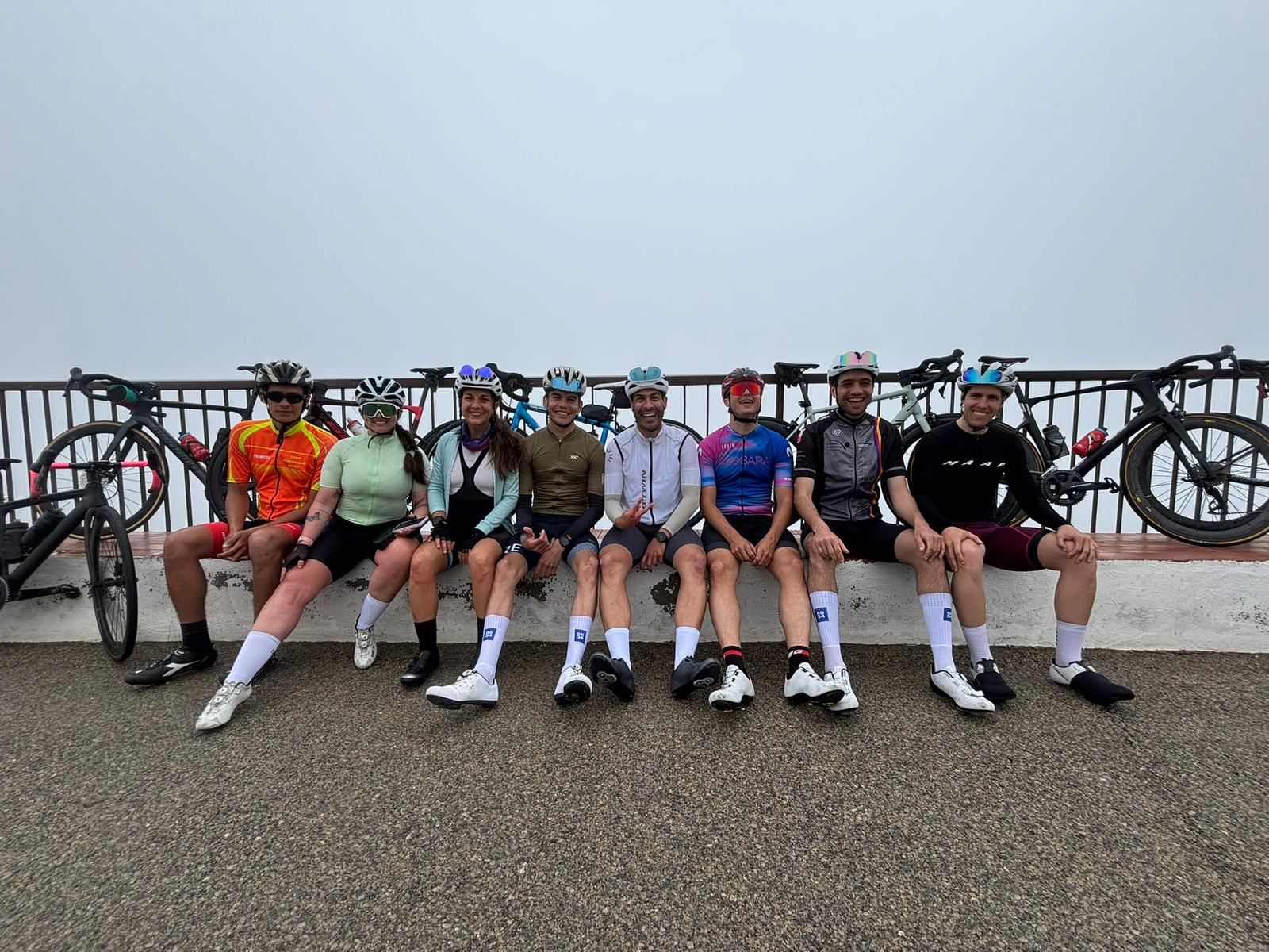 Equipo en el tibidabo